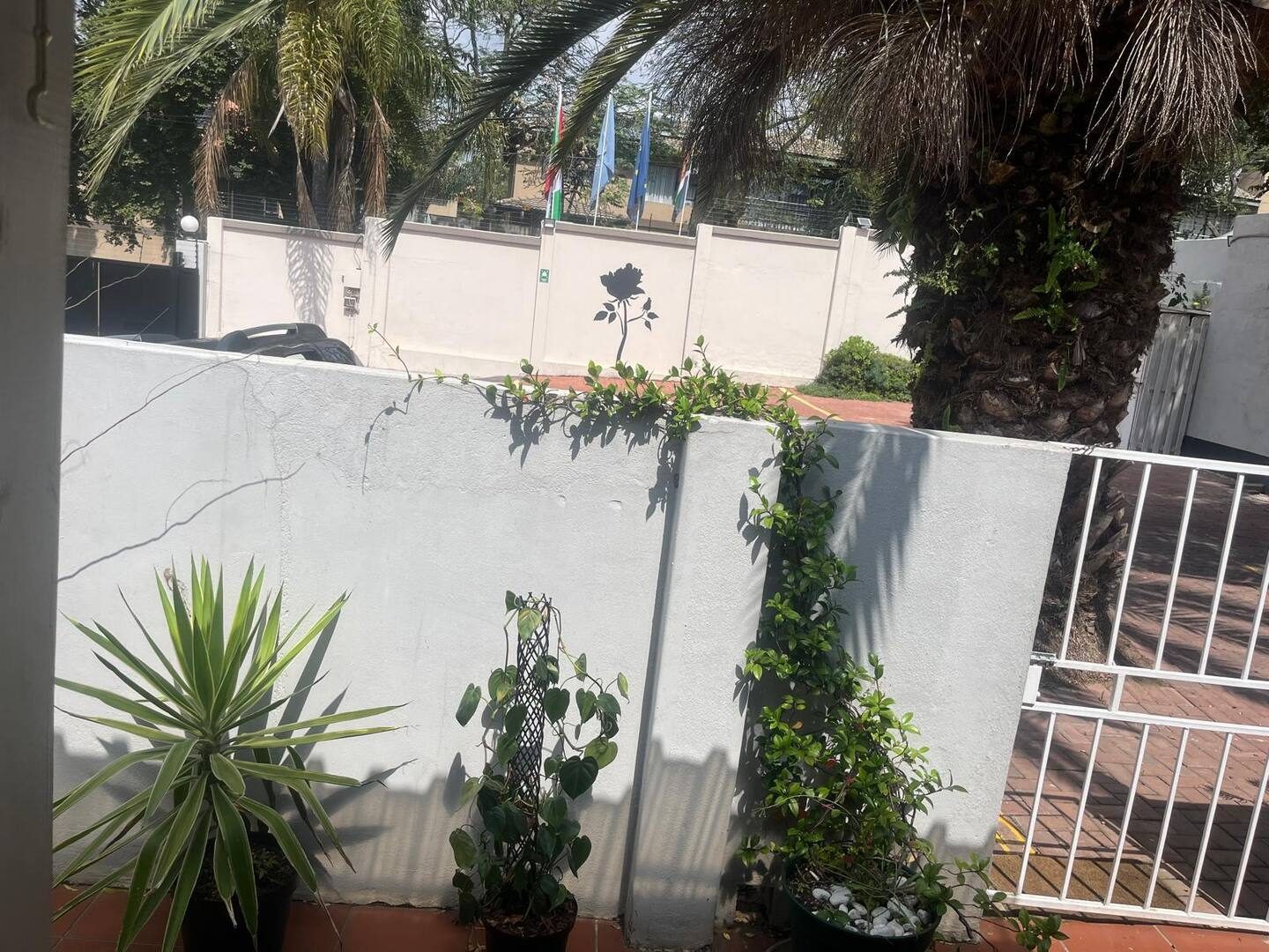 The garden entrance at Muco Guesthouse